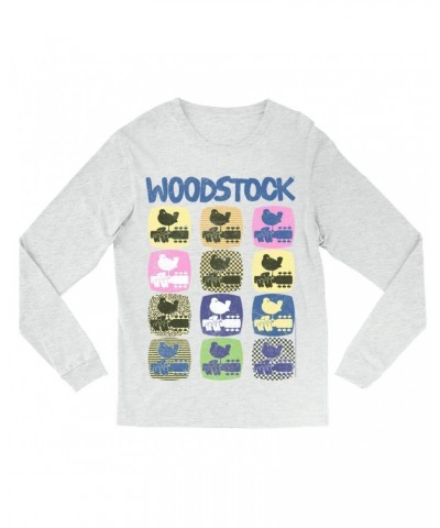 Woodstock Long Sleeve Shirt | Pop Art Pattern Design Shirt $12.58 Shirts
