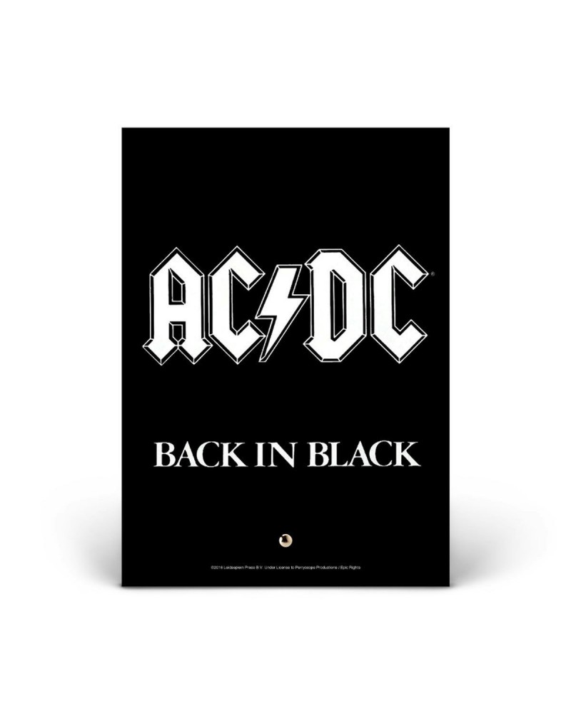 AC/DC Back In Black Glass Photo Print $19.50 Decor