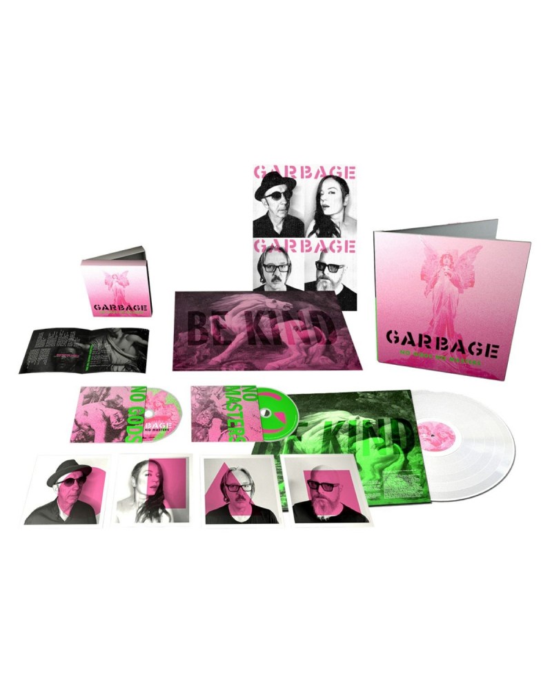 Garbage NO GODS NO MASTERS DELUXE CD + WHITE VINYL (LTD EDITION) $17.27 Vinyl