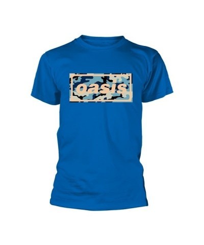 Oasis T Shirt - Camo Logo (Royal) $13.44 Shirts