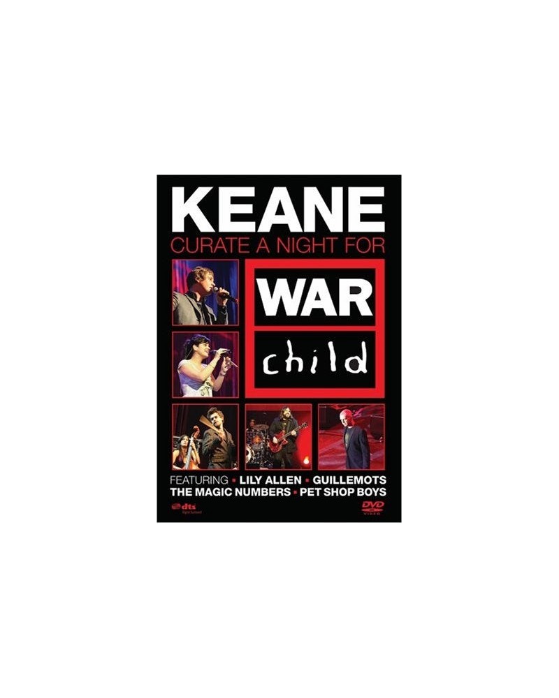 Keane CURATE A NIGHT FOR WAR CHILD DVD $5.62 Videos