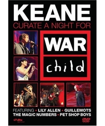 Keane CURATE A NIGHT FOR WAR CHILD DVD $5.62 Videos