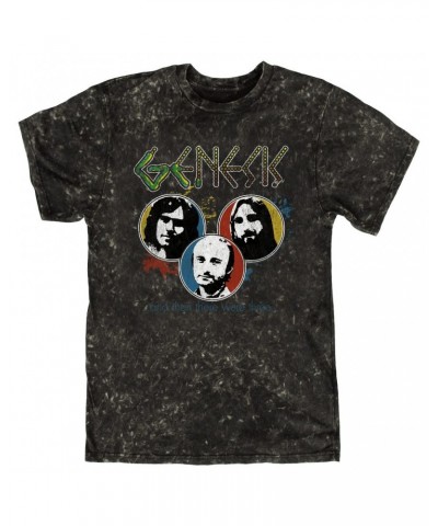 Genesis T-shirt | And Then There Were Three Design Distressed Mineral Wash Shirt $9.58 Shirts