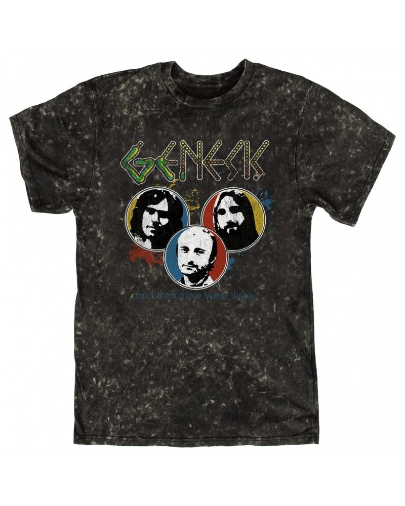 Genesis T-shirt | And Then There Were Three Design Distressed Mineral Wash Shirt $9.58 Shirts