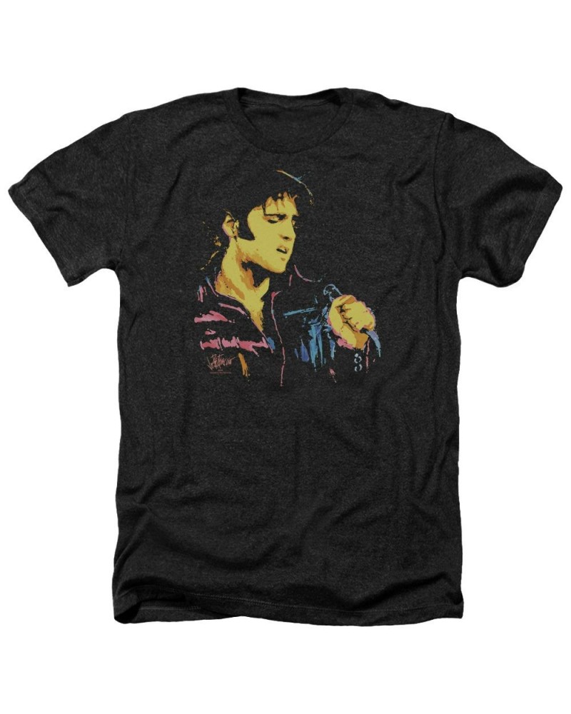 Elvis Presley Tee | NEON ELVIS Premium T Shirt $7.31 Shirts