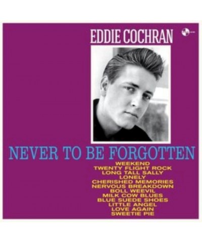 Eddie Cochran LP - Never To Be Forgotten (Vinyl) $14.04 Vinyl