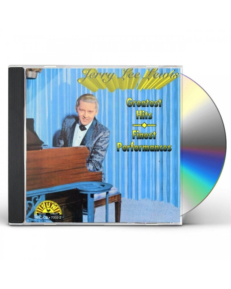 Jerry Lee Lewis GREATEST HITS: FINEST PERFORMANCES CD $3.13 CD