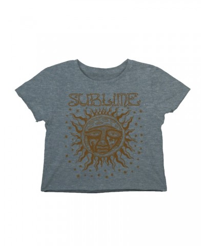 Sublime Woodcut Sun Cropped Tee $13.18 Shirts