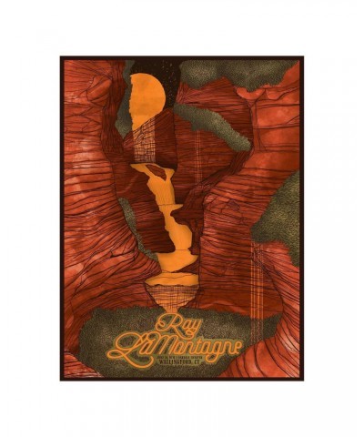 Ray LaMontagne The Ouroboros Tour 2016 - Wallingford CT Poster $13.80 Decor