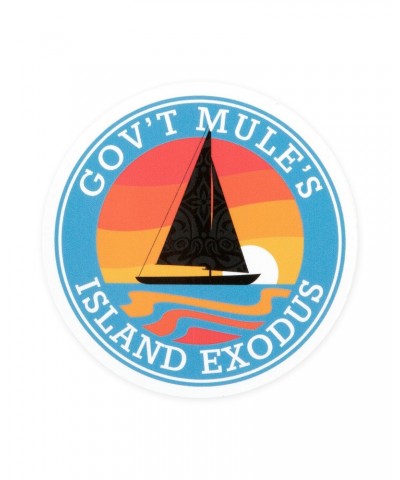 Gov't Mule Island Exodus Sticker $1.65 Accessories