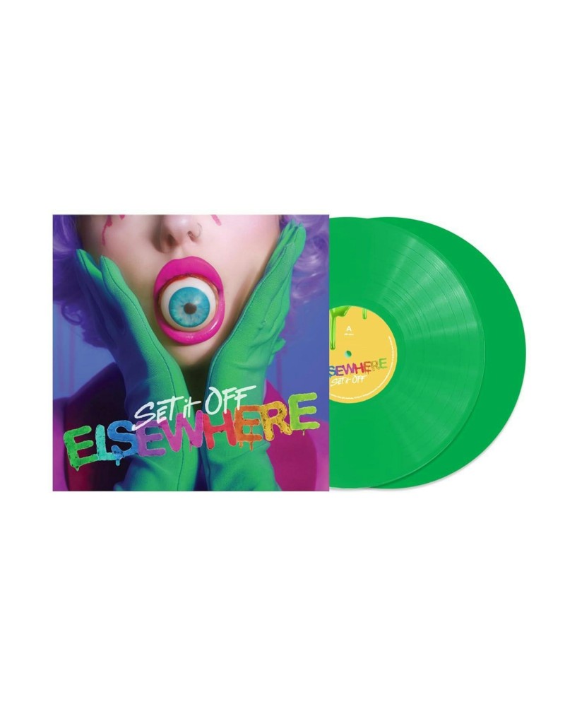 Set It Off Elsewhere (Neon Green Vinyl/2Lp) Vinyl Record $10.80 Vinyl