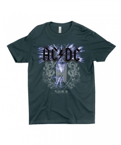 AC/DC T-Shirt | Plug Me In Design Shirt $10.98 Shirts