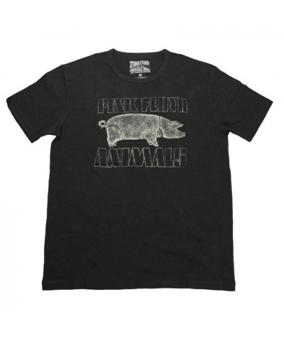 Pink Floyd Faded Pig Animals T-Shirt $17.60 Shirts