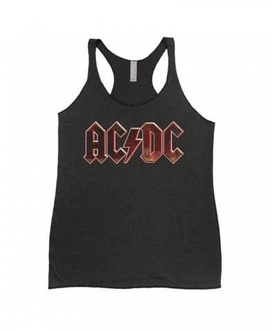 AC/DC Ladies' Tank Top | Live At River Plate Metallic Logo Shirt $11.00 Shirts