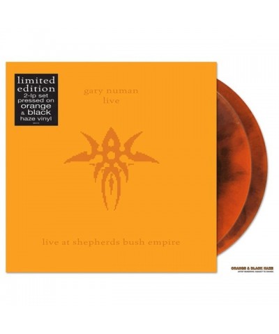 Gary Numan LP Vinyl Record - Live At Shepherds Bush Empire (Orange/Black Haze Vinyl) $23.84 Vinyl