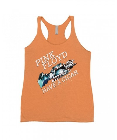 Pink Floyd Bold Colored Racerback Tank | Have A Cigar Color Album Art Design Shirt $12.16 Shirts