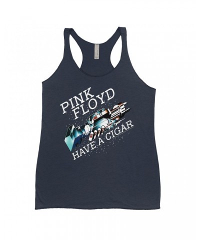 Pink Floyd Bold Colored Racerback Tank | Have A Cigar Color Album Art Design Shirt $12.16 Shirts