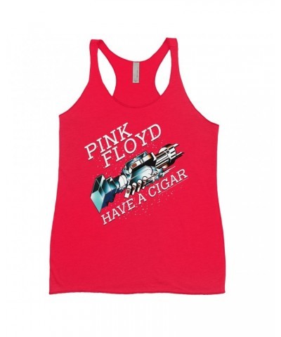 Pink Floyd Bold Colored Racerback Tank | Have A Cigar Color Album Art Design Shirt $12.16 Shirts