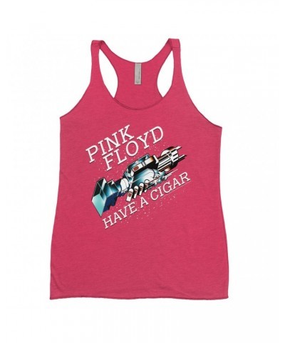 Pink Floyd Bold Colored Racerback Tank | Have A Cigar Color Album Art Design Shirt $12.16 Shirts