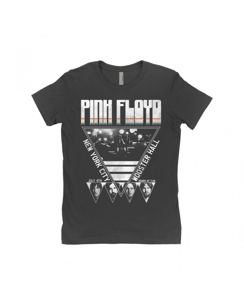 Pink Floyd Ladies' Boyfriend T-Shirt | NYC LIVE In Concert 4th Of July Distressed Shirt $7.49 Shirts