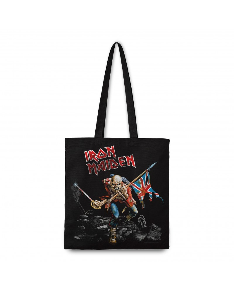 Iron Maiden Rocksax Iron Maiden Tote Bag - Trooper $7.53 Bags