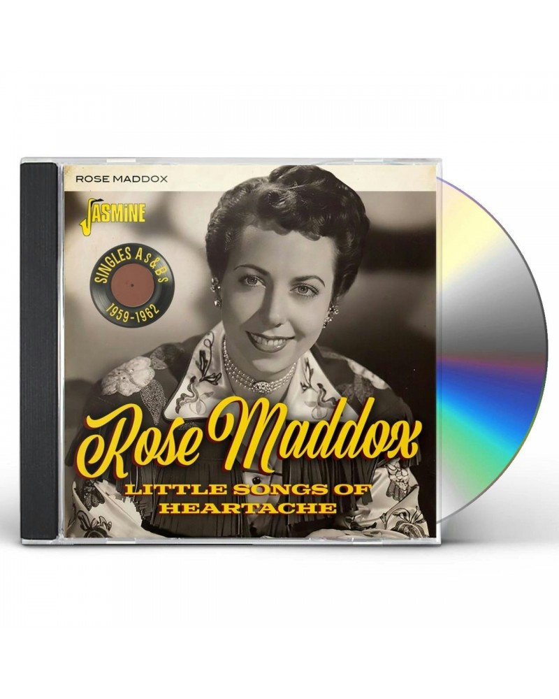 Rose Maddox LITTLE SONGS OF HEARTACHE: SINGLES AS & BS 1959-62 CD $4.89 CD