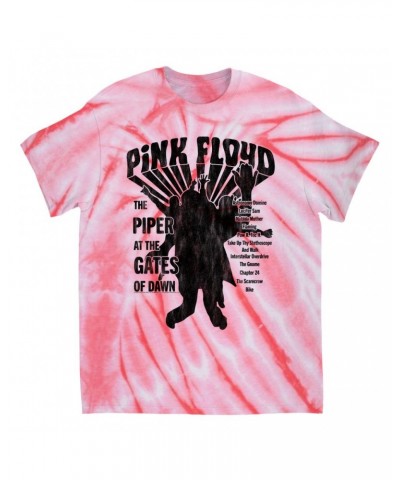 Pink Floyd T-Shirt | The Piper At The Gates Of Dawn Promotion Image Tie Dye Shirt $9.43 Shirts