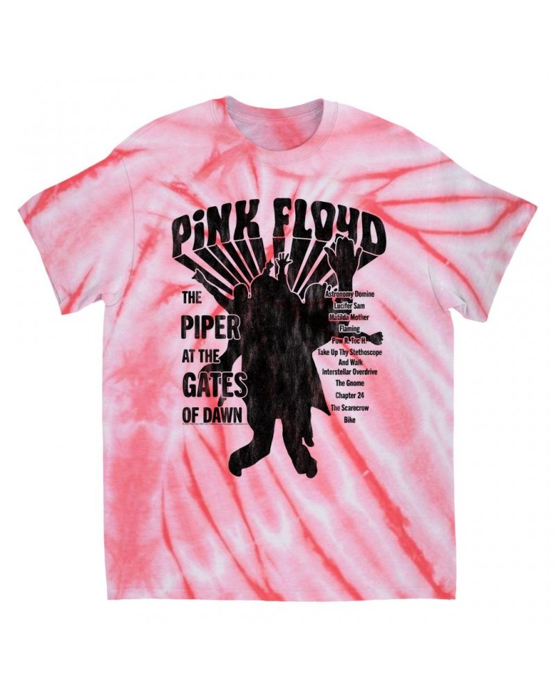 Pink Floyd T-Shirt | The Piper At The Gates Of Dawn Promotion Image Tie Dye Shirt $9.43 Shirts