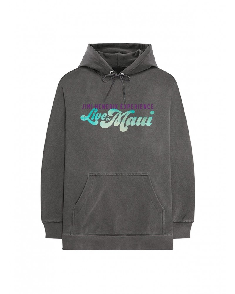 Jimi Hendrix LIVE IN MAUI LOGO HOODIE $18.00 Sweatshirts