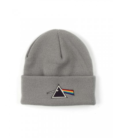 Pink Floyd Prism Logo Embroidered Knit Beanie $10.00 Hats