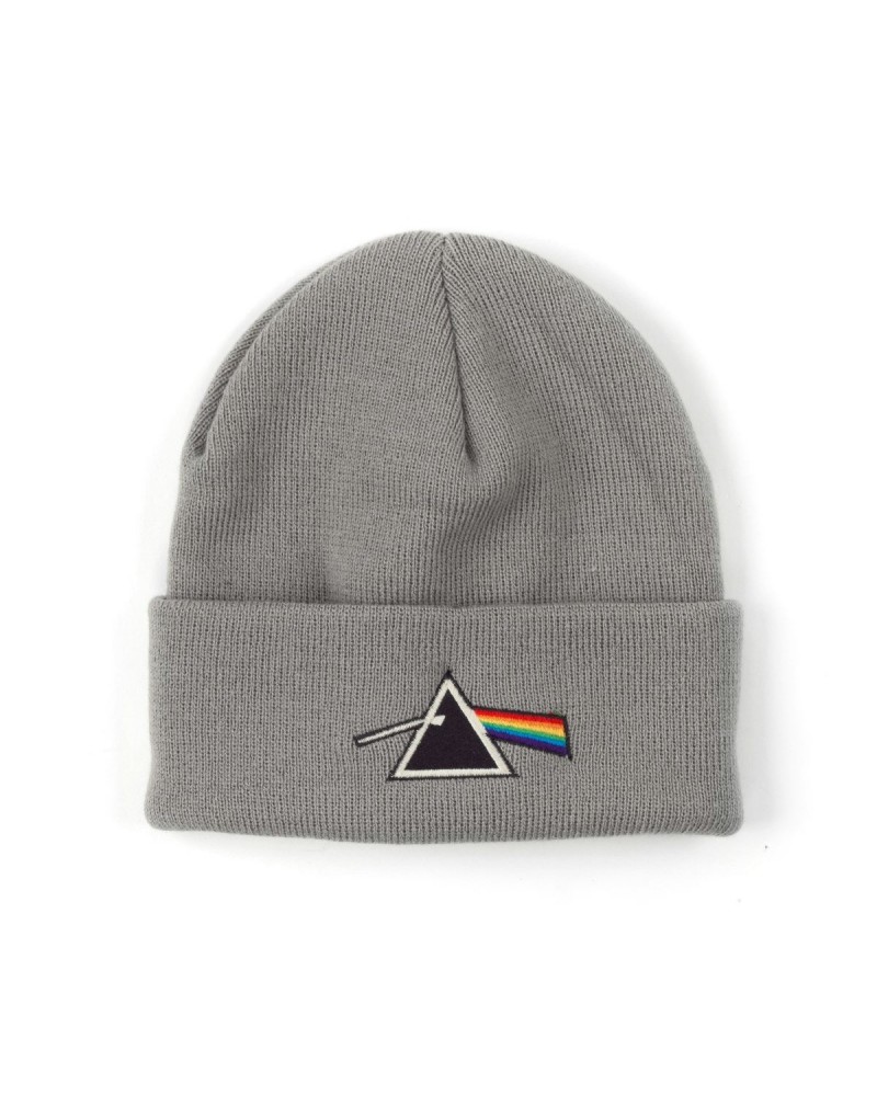 Pink Floyd Prism Logo Embroidered Knit Beanie $10.00 Hats