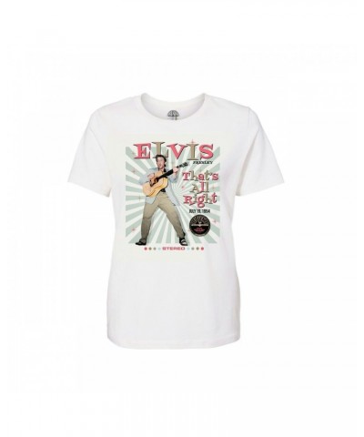 Elvis Presley "That's All Right" Sun Records Womens T-shirt $11.10 Shirts