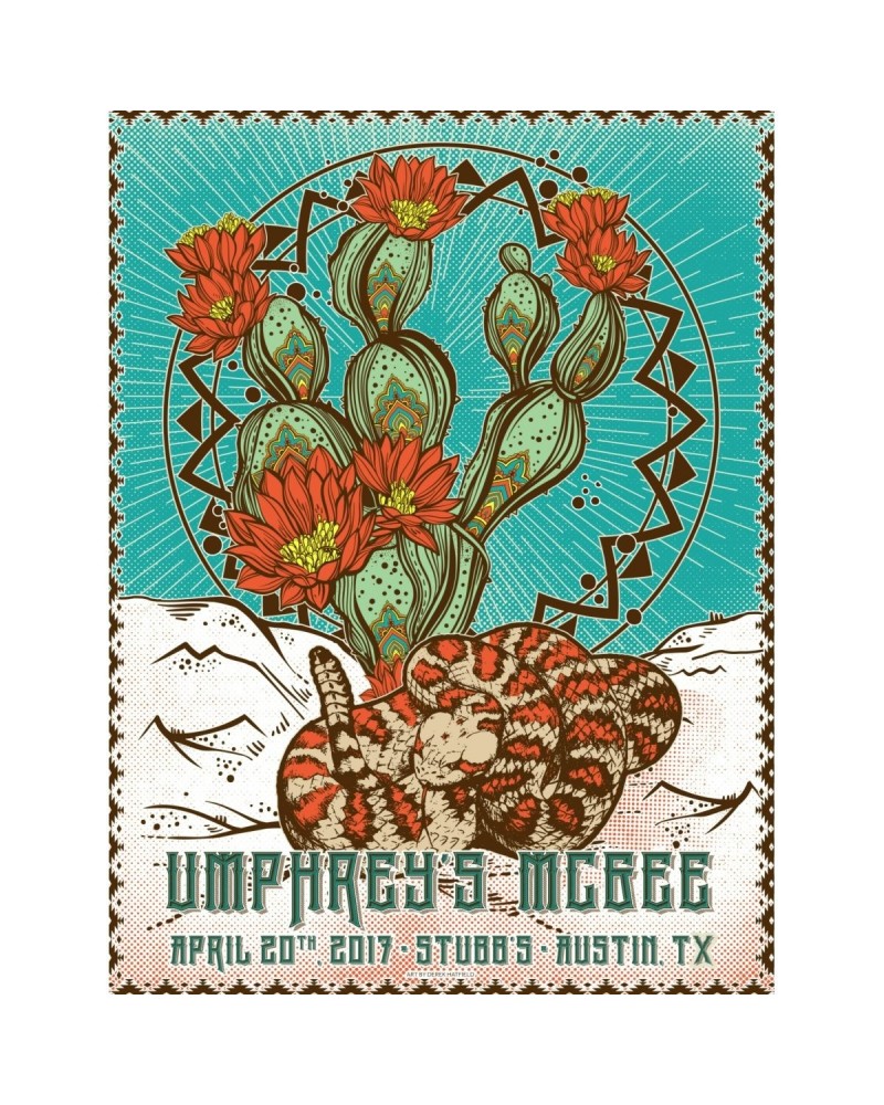 Umphrey's McGee Austin 2017 Poster by Derek Hatfield $12.30 Decor