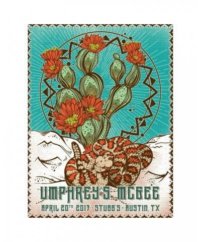 Umphrey's McGee Austin 2017 Poster by Derek Hatfield $12.30 Decor