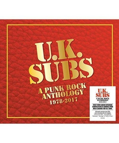 U.K. Subs PUNK ROCK ANTHOLOGY 1978-2017 CD $5.11 CD