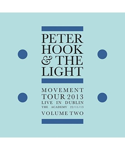 Peter Hook and The Light MOVEMENT - LIVE IN DUBLIN 2 Vinyl Record $13.11 Vinyl