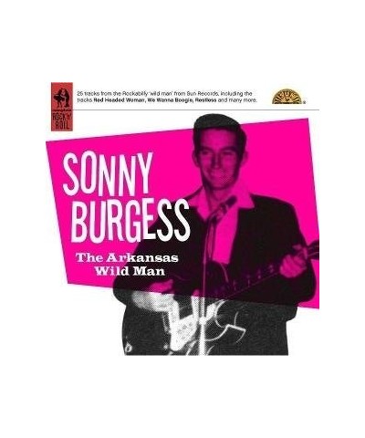 Sonny Burgess ARKANSAS WILD MAN CD $3.36 CD