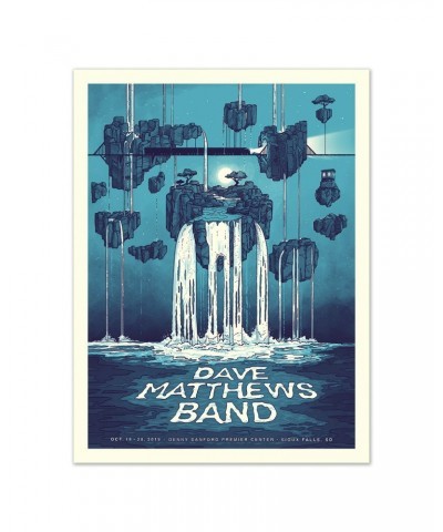 Dave Matthews Band Sioux Falls SD 2019 Poster $16.50 Decor