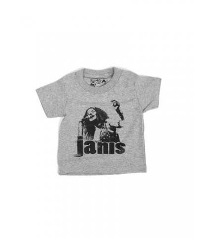 Janis Joplin Photo Kids Grey T-shirt $8.60 Shirts