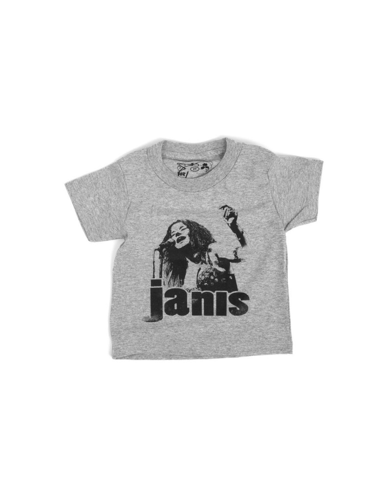 Janis Joplin Photo Kids Grey T-shirt $8.60 Shirts