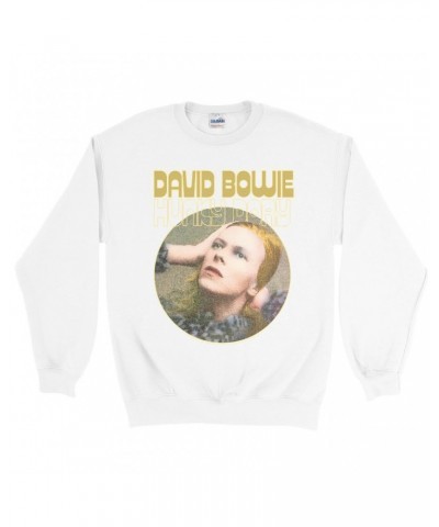 David Bowie Sweatshirt | Hunky Dory Album Design Sweatshirt $12.23 Sweatshirts