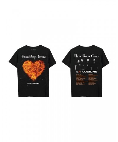 Three Days Grace EXPLOSIONS 2023 Tour Tee $17.60 Shirts