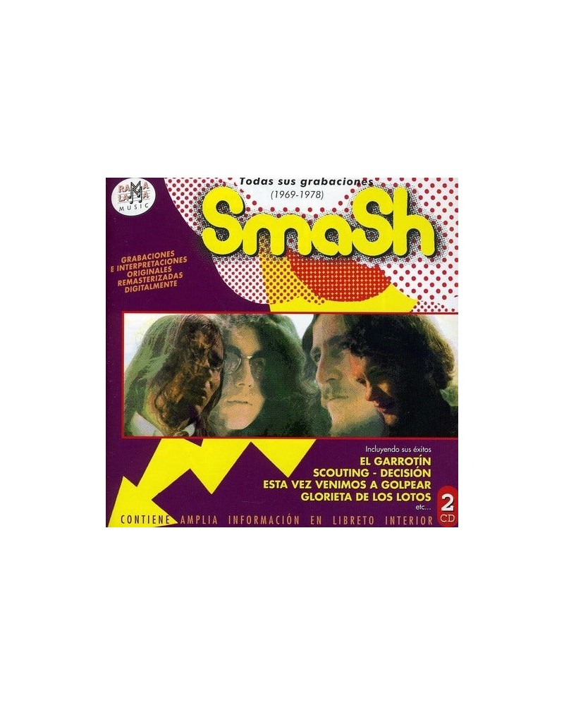 SMASH TODAS SUS GRABACIONES (1969-1978) CD $6.20 CD