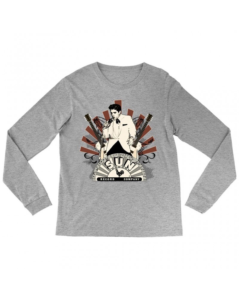 Elvis Presley Long Sleeve Shirt | Retro Performance Ellis Auditorium Shirt $10.78 Shirts