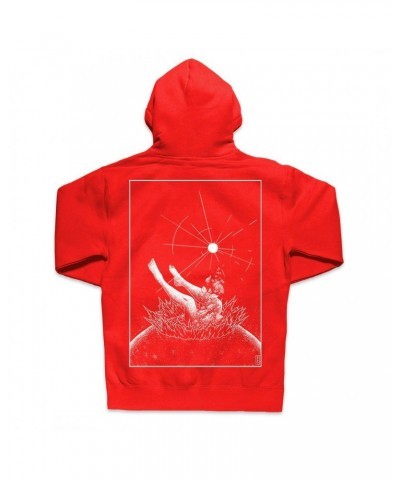 Loathe Cold Sun Red Hoodie $16.80 Sweatshirts