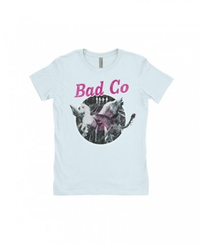 Bad Company Ladies' Boyfriend T-Shirt | In Space Pegasus Angel Distressed Shirt $11.98 Shirts