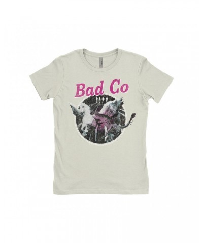 Bad Company Ladies' Boyfriend T-Shirt | In Space Pegasus Angel Distressed Shirt $11.98 Shirts