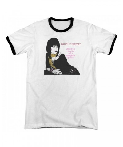 Joan Jett & the Blackhearts Shirt | MISSPENT YOUTH Premium Ringer Tee $7.59 Shirts
