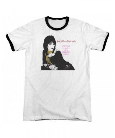 Joan Jett & the Blackhearts Shirt | MISSPENT YOUTH Premium Ringer Tee $7.59 Shirts