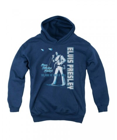 Elvis Presley Youth Hoodie | ONE NIGHT ONLY Pull-Over Sweatshirt $13.34 Sweatshirts